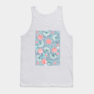 Vintage Geometric Flowers, Kimono,Cocktail  Abstract Pattern #2 Tank Top